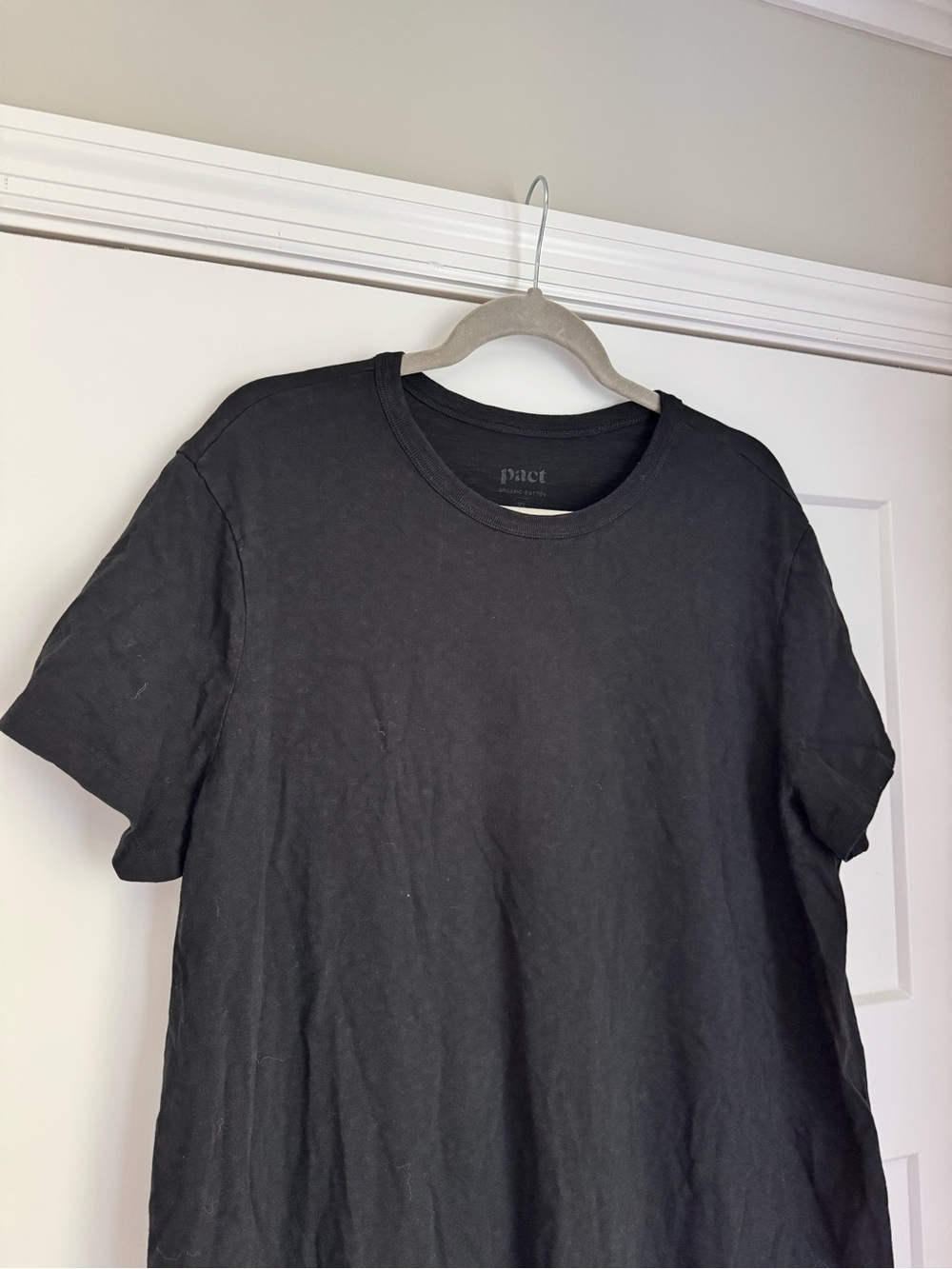Pact Soft-Slub Essential Easy Tee Maxi Dress - Picture 5 of 8